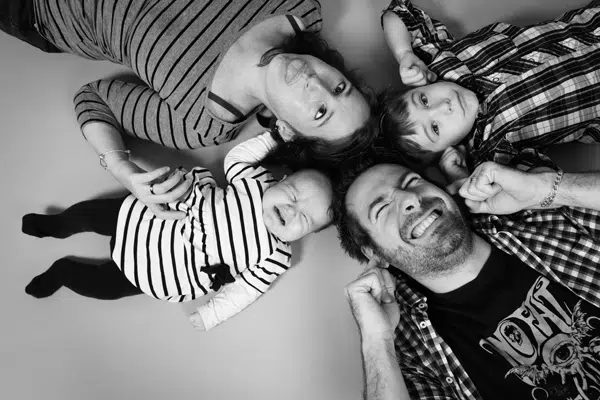 Portrait famille en studio à Genas